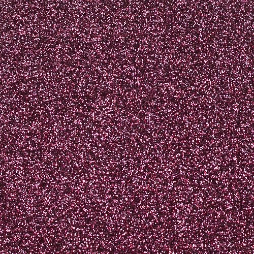 Siser Glitter HTV 20" x 12" Sheet - Iron on Heat Transfer Vinyl (Currant)