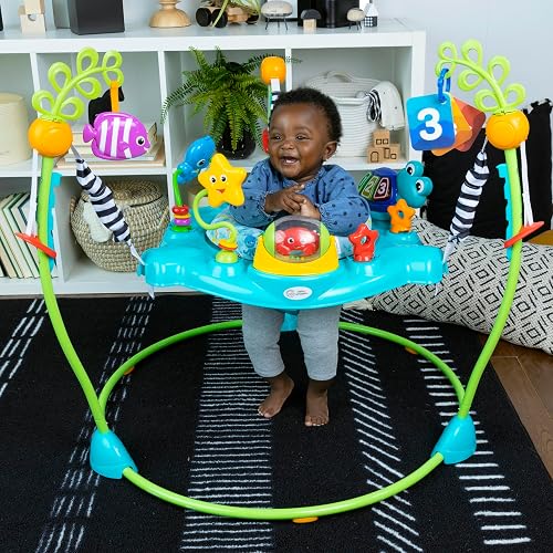 Baby Einstein, Ocean Explorers Curiosity Cove 2-in-1 Educational Activity Jumper and Floor Toy, Ages 6-12 Months - 9
