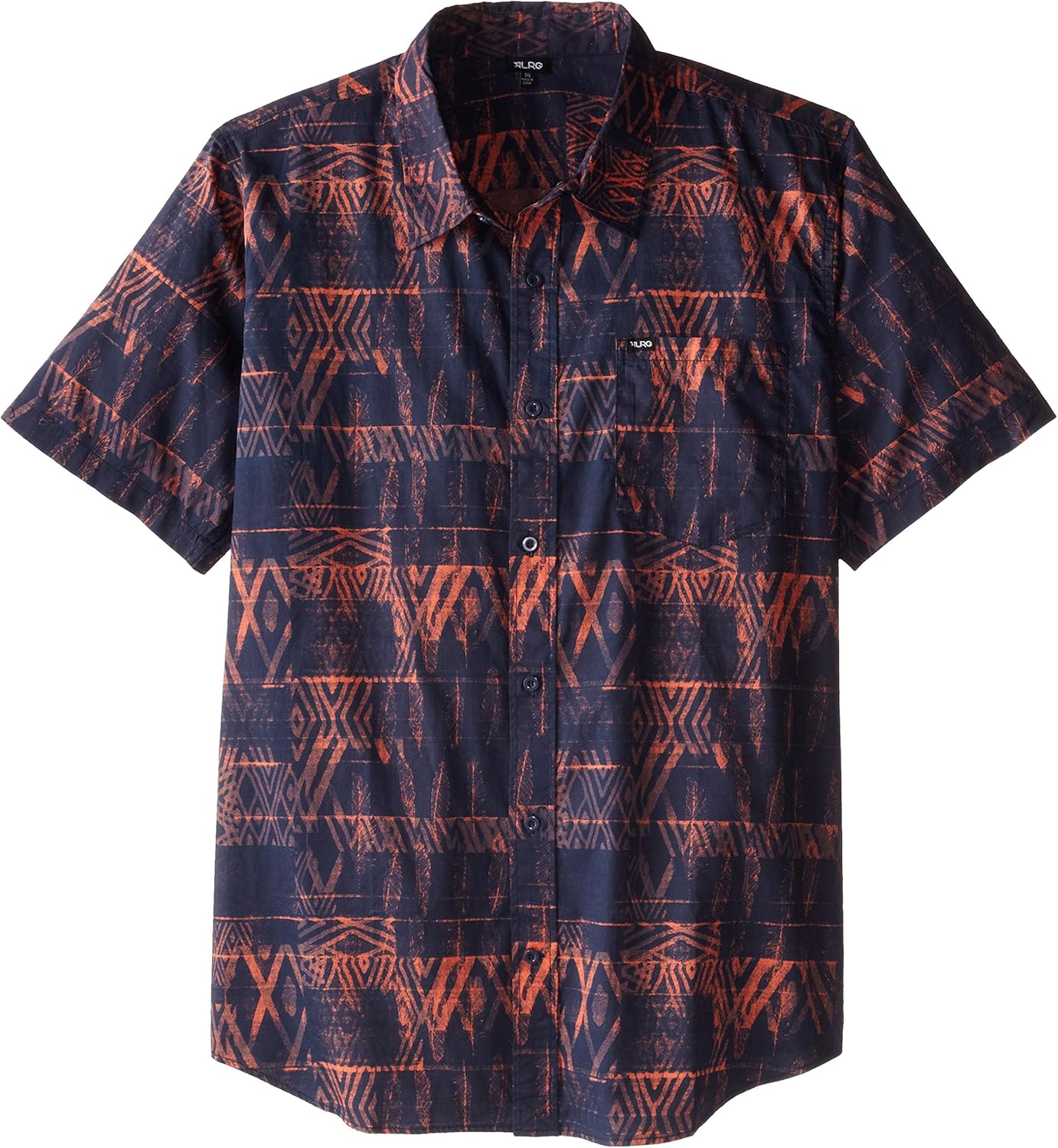 LRG Men's Big-Tall Sepik Short Sleeve Woven