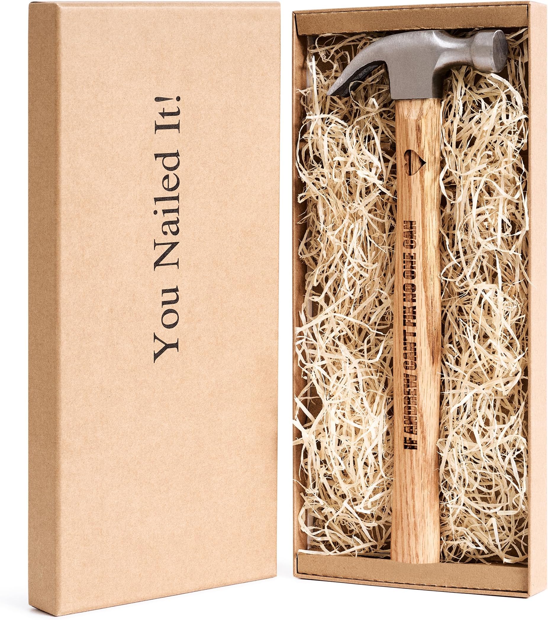 Personalised Claw Hammer Tool - Unique Birthday Gift for Dad Engraved Hammer with Gift Box Gifts from Daughter Grandad Papa Grandpa Step Daddy Valentines Tool