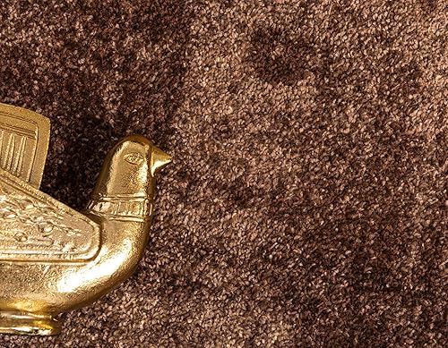 Miniatura 5 de Unique Loom - Tapete con diseño abstracto, informal, moderno y contemporáneo de la colección otoñal, rectangular de 2 x 3 pies, color marrón y beige