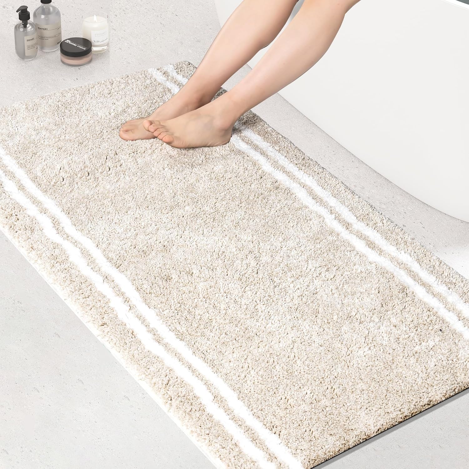 PURRUGS NonSlip Bathroom Rug 30" x 46" Super Absorbent