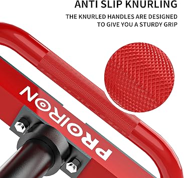 PROIRON Olympic Trap Bar 2, Hex Deadlift Squat Bar, 56 Weight lifting Shrug Bars Barbell Knurled Handles for Shoulder Exercises, Farmers Walk, 250kg Capacity for Home Gym Workout