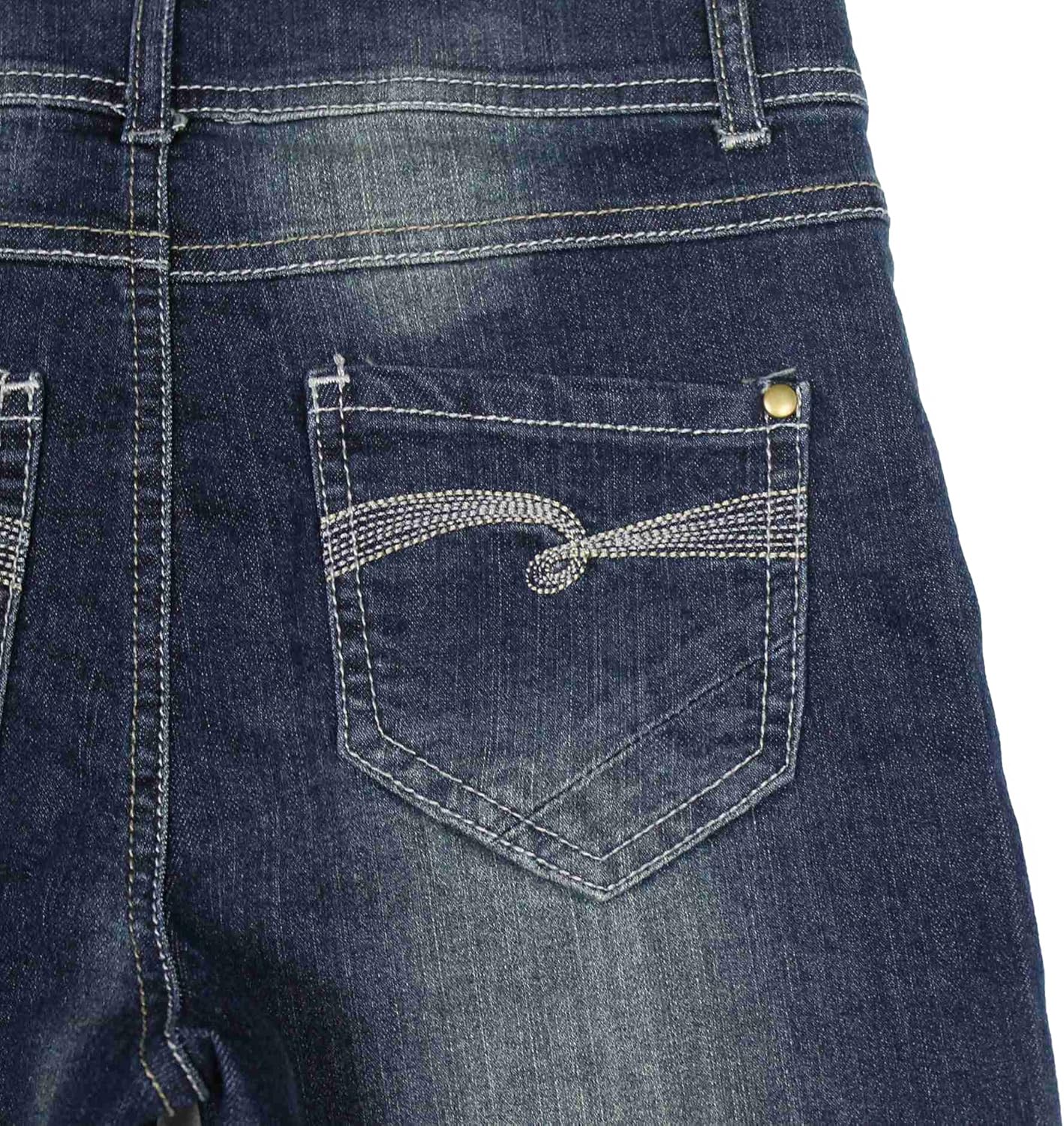 Bienzoe Girls Jeans Denim Shorts: Low Waist Kids Stretch Shorts - All Day Wear - Perfect for Summer Activities - Image 9