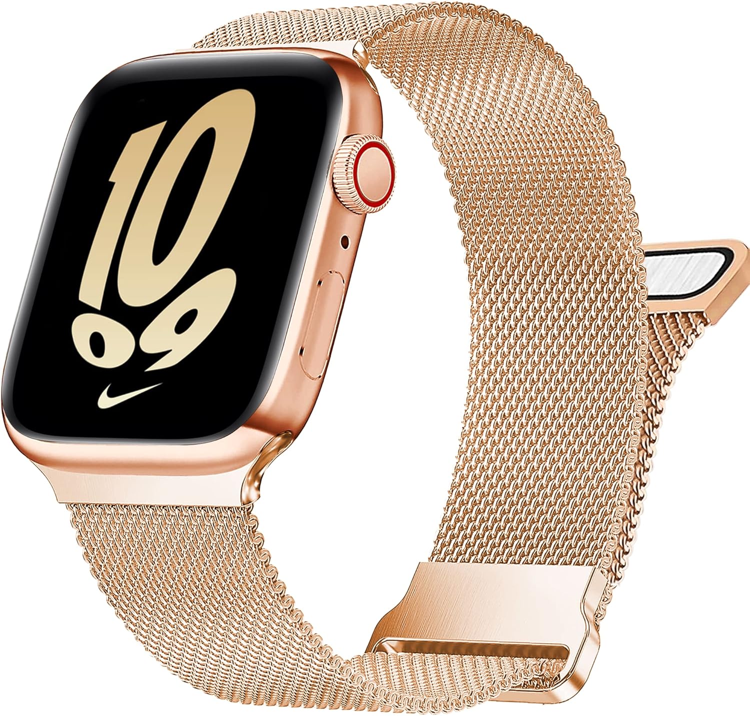 Ocaer Compatible with Apple Watch Bands 41mm 40mm 38mm, Stainless Steel Mesh Milanese Loop