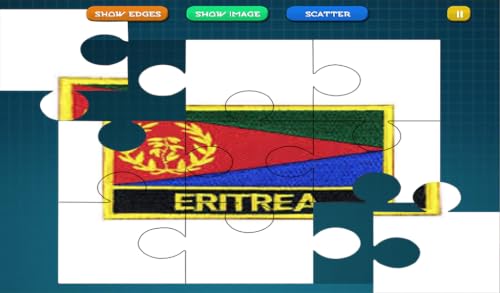 I Love Eritrea Jigsaw Puzzle – vue 3