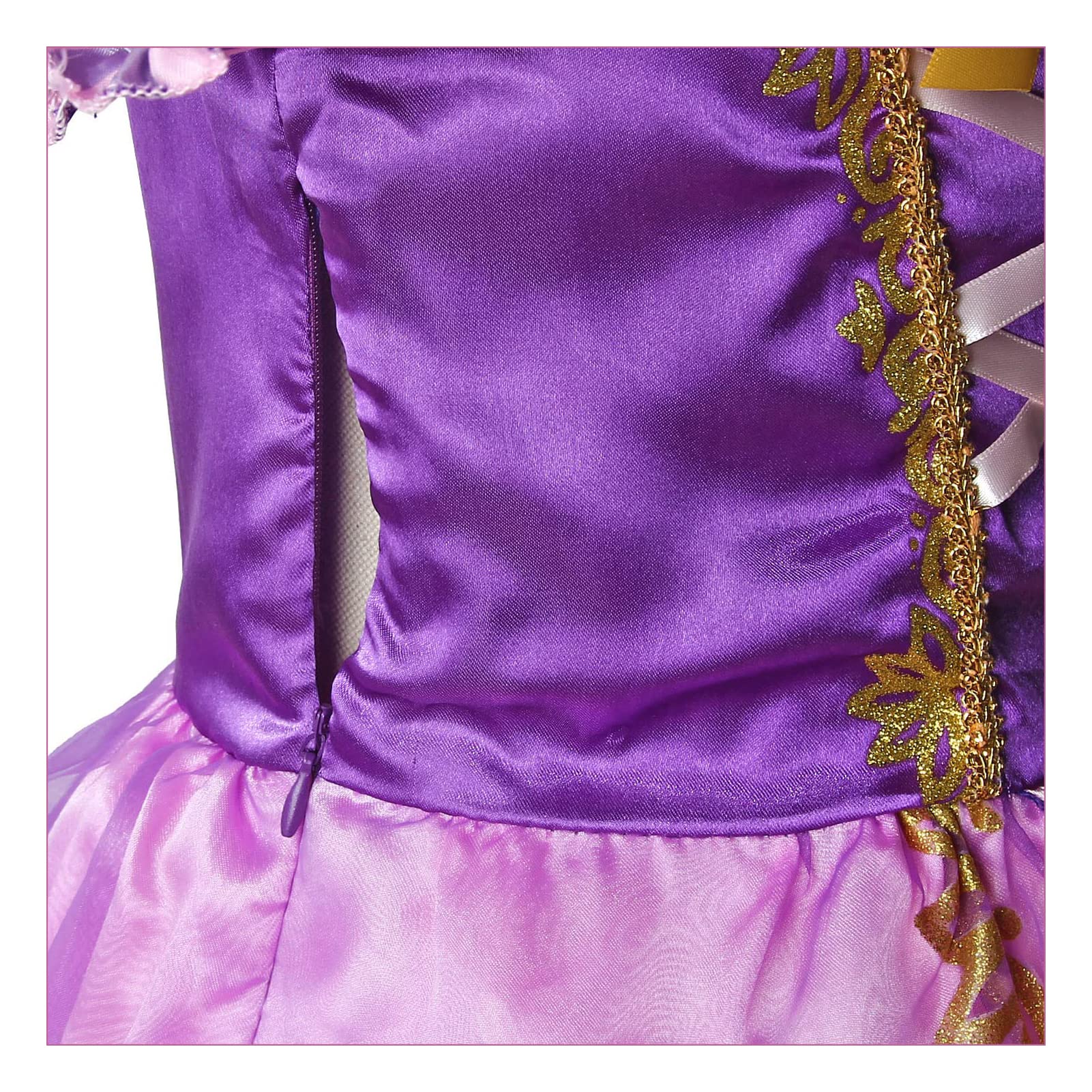 Discoball Kostium Roszpunki, sukienka księżniczki, cosplay, dla dzieci, dziewcząt, fantazyjne przebranie na Halloween, urodziny, imprezę