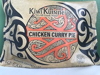 All Natural New Zealand Style Chicken Curry Meat Pies - 1 Dozen