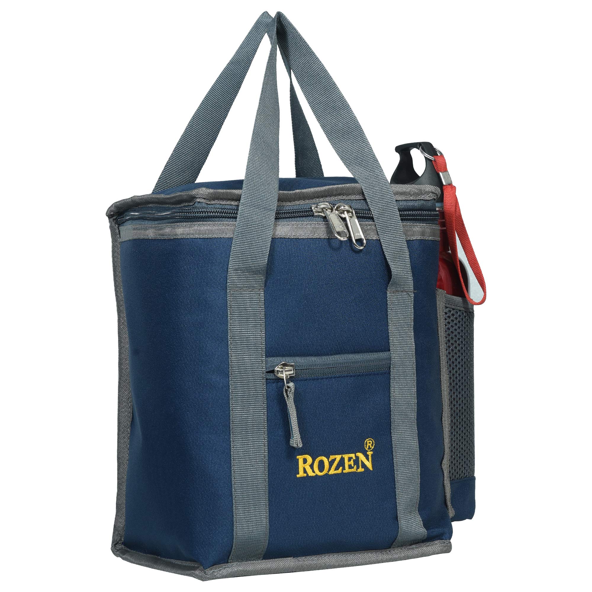 Rozen polyester Lunch Tiffin Bag for School Office Picnic (10 inch, 4 L, Black) 4