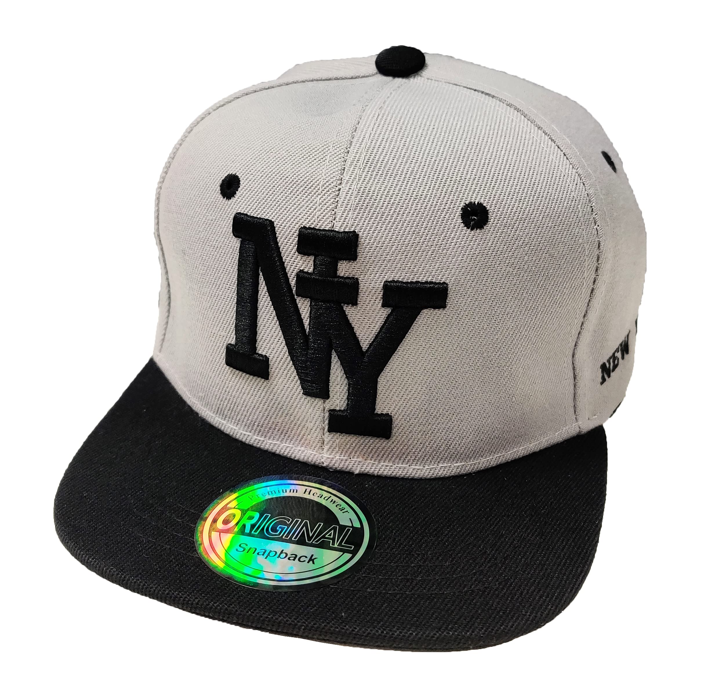 J26 Grey Black Snapback Usa Cap Teenie Cap Baseball Cap Trucker Cap Sport Ny Teenie Grafiti Style, One Size Fits All