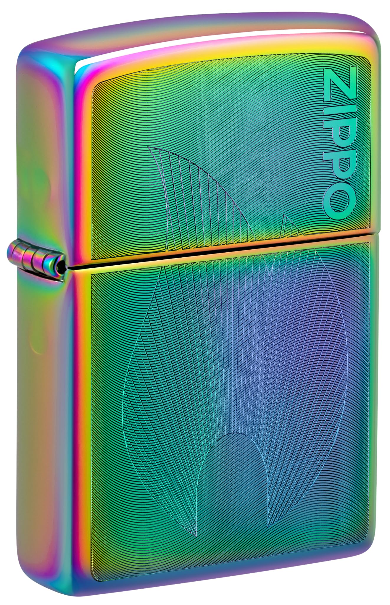 Zippo Sturmfeuerzeug - Dimensional Flame, Multi Color, Auto Engrave - Nachfüllbar - Wiederverwendbar - Windfestes Design - Geschenkbox - Made in USA