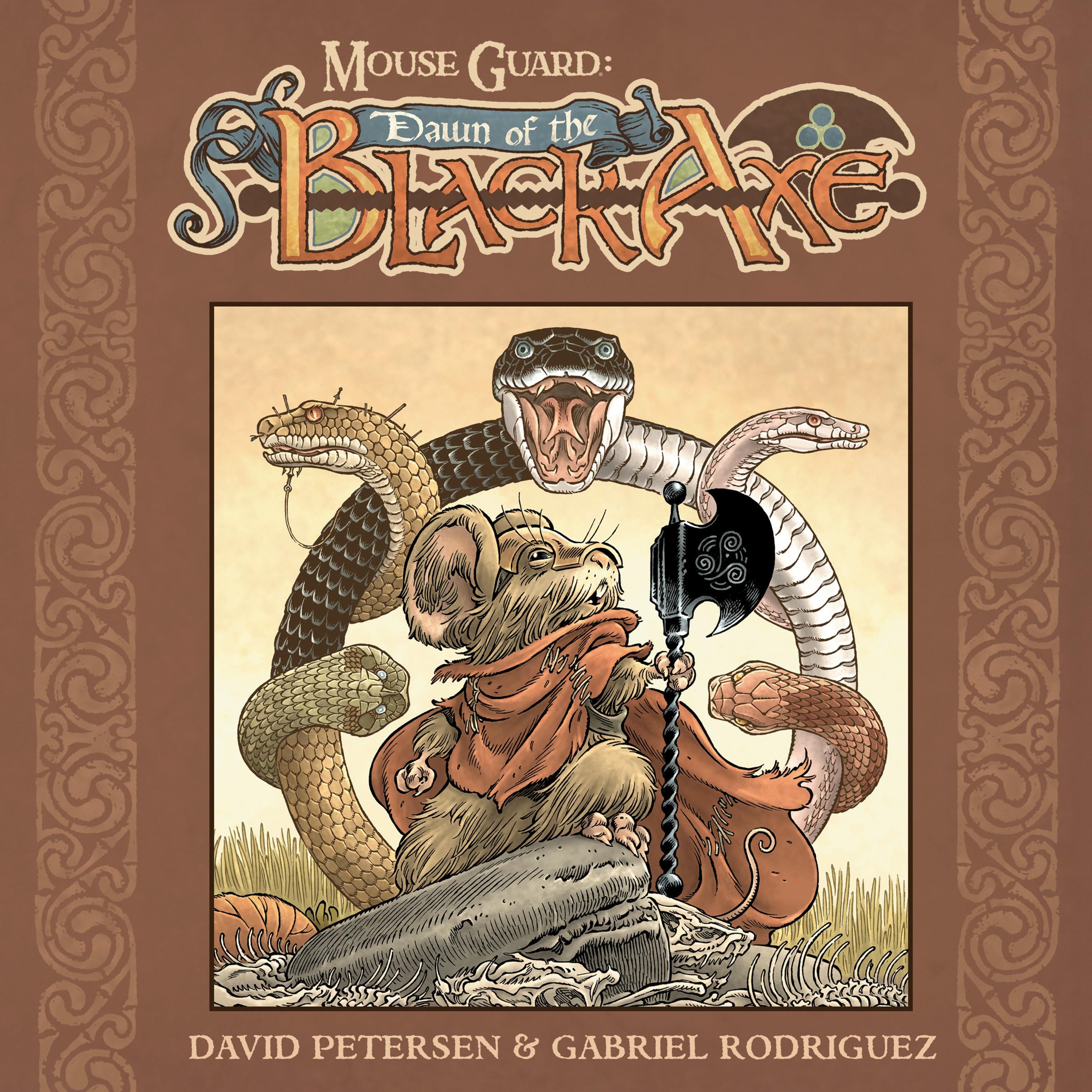 David Petersen Mouse Guard: Dawn of the Black Axe Hardback Book
