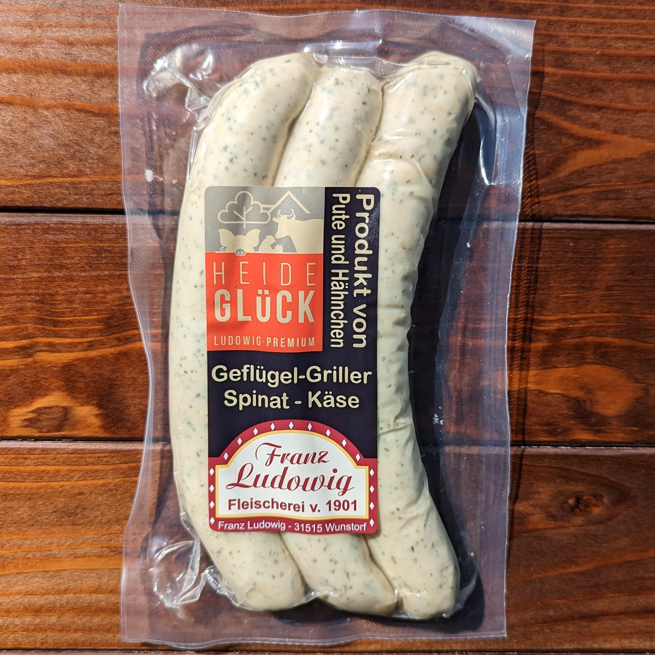 Franz Ludowig Premium Grillwurst Mixpaket, 7 Sorten Bratwurst, Schweinefleisch und Geflügel, 30 Würstchen, 1460g, Gekühlt, Schinkengriller, Minigriller, Bärlauch, Gyros