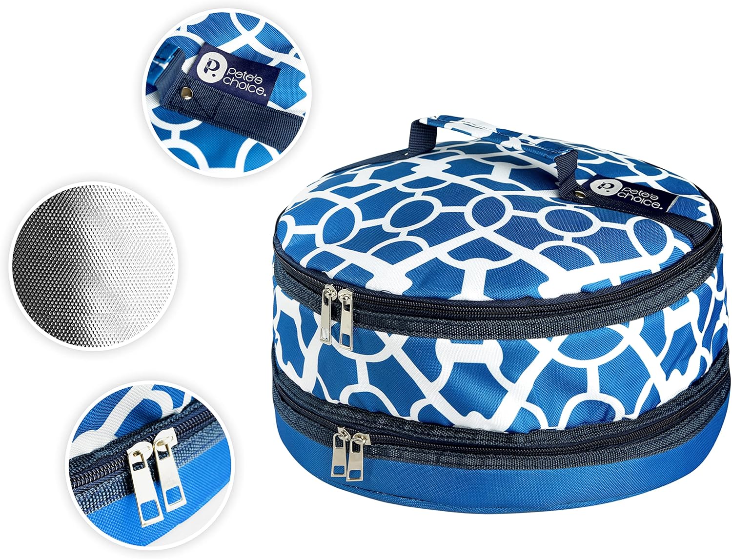 Pete's Choice Pie Carrier, Round Thermal Casserole Carrier