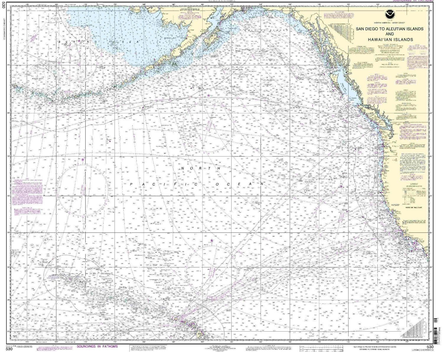 530--San Diego to Aleutian Islands and Hawaiian Islands