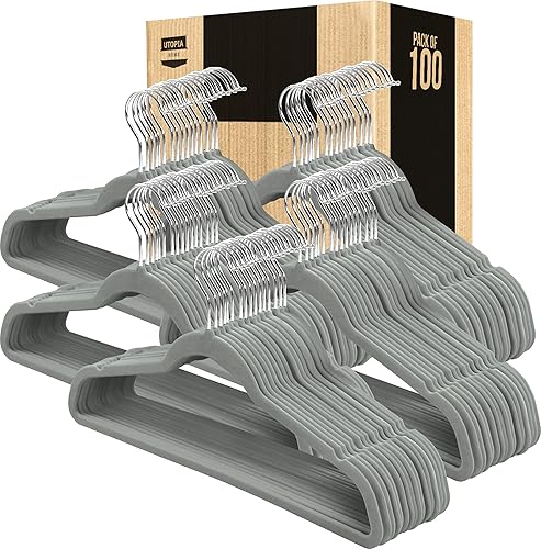 Vista 56 de Utopia Home Premium – Gachos recubiertos de terciopelo, antideslizantes y de gran resistencia. Adecuados para abrigos.