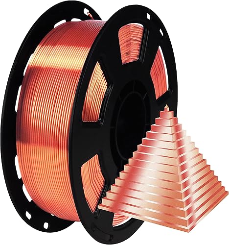 Miniatura 16 de Paquete de filamento de impresora 3D de 1,75 mm de Bblife, 8 carretes de colores populares: negro, blanco, rojo, azul, amarillo, naranja, verde azul