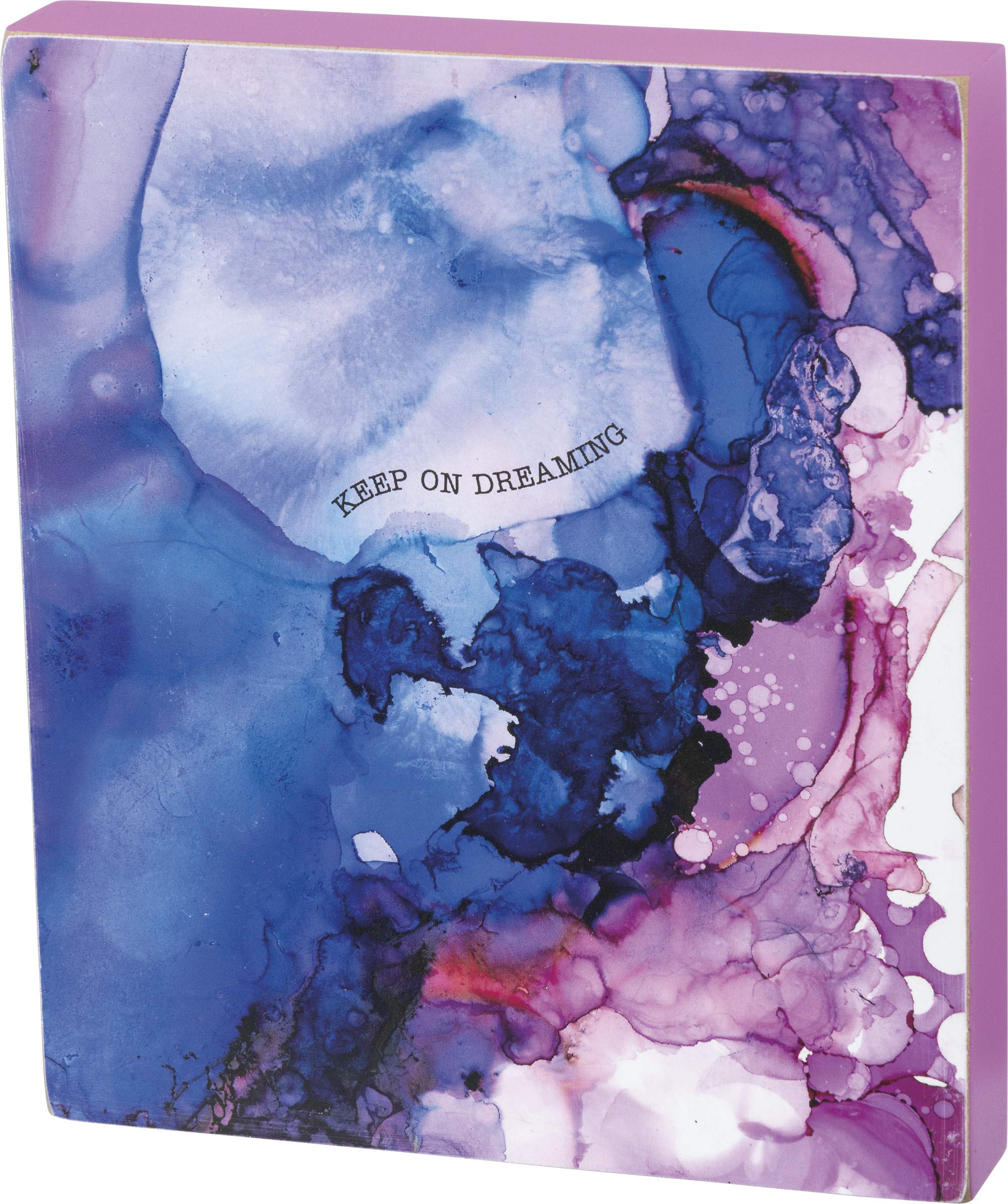 Primitives by Kathy Cartel de galería de corazón de la amistad, 15,24 x 17,78 cm, Keep On Dreaming
