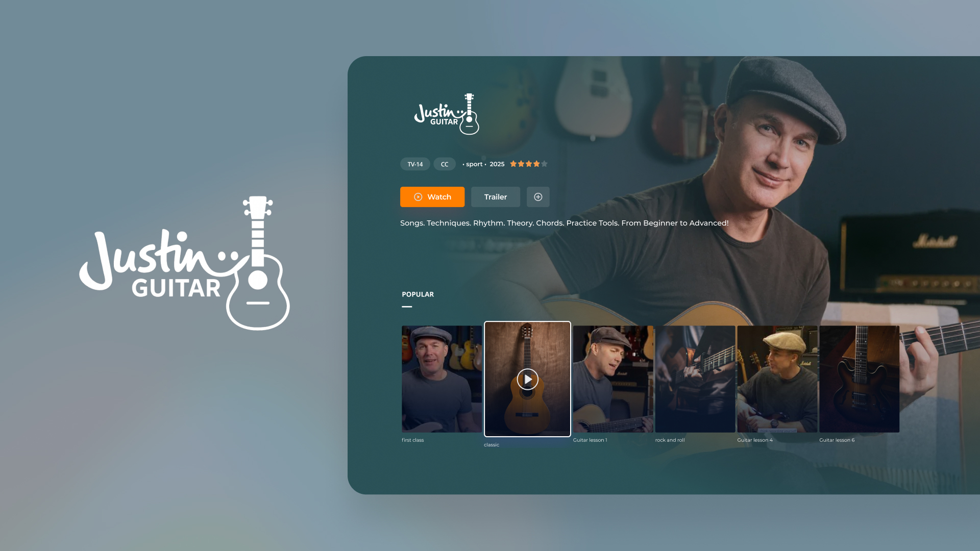 Justin Guitar App on Amazon Appstore