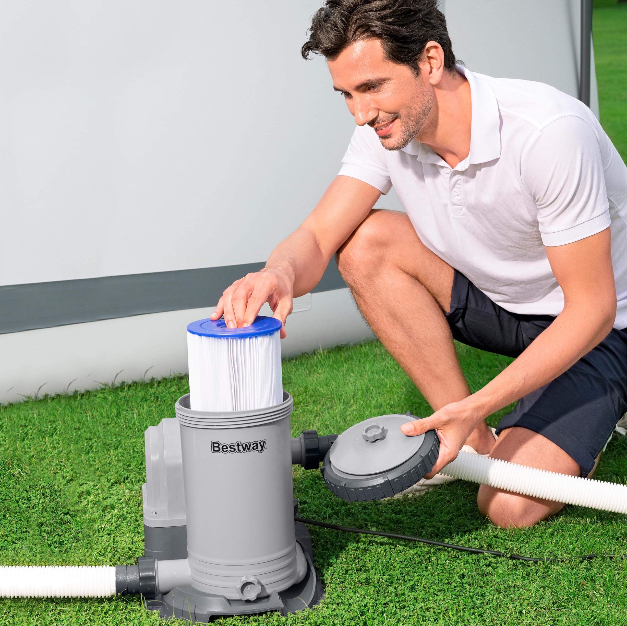Bestway Bomba de filtro 9463L/2500gal