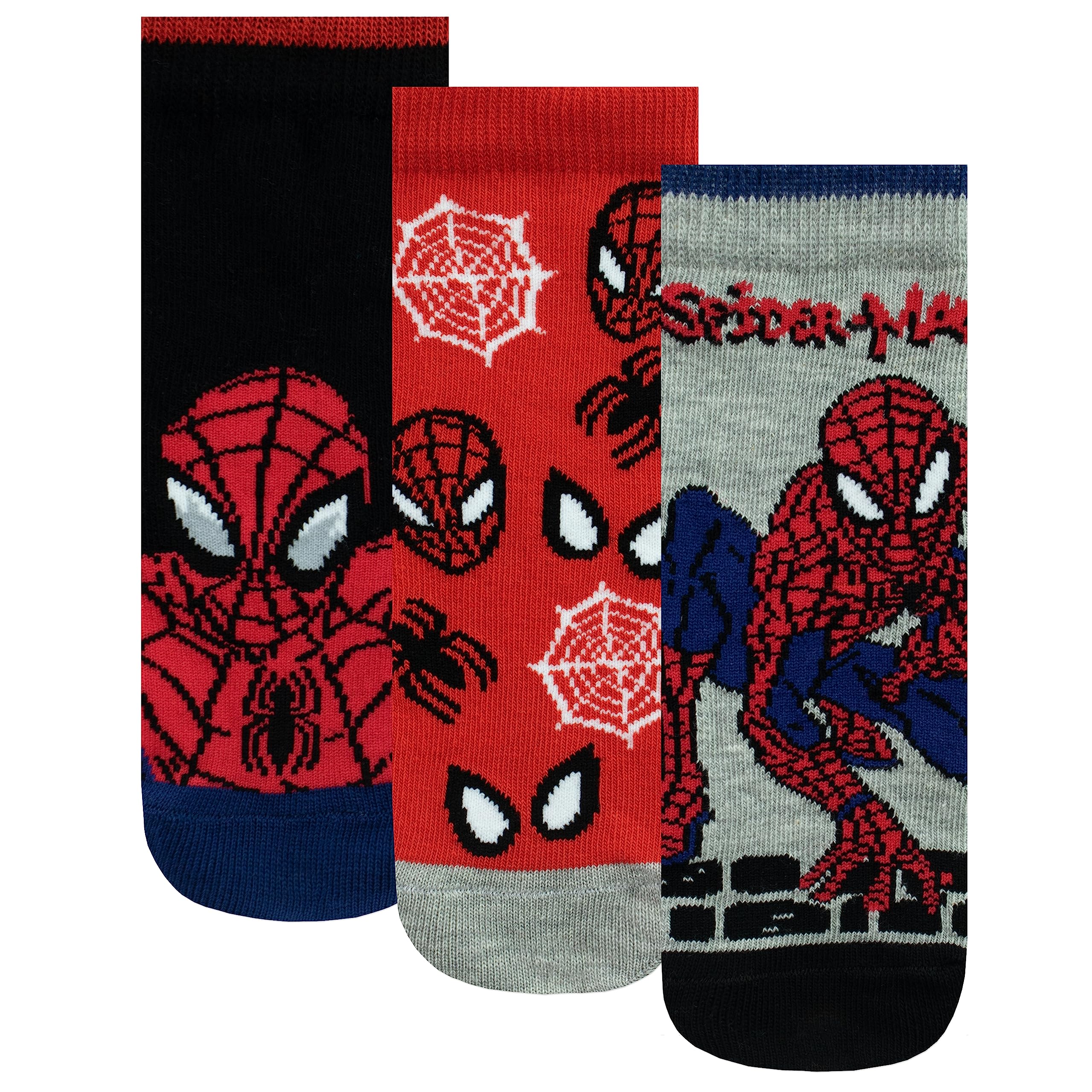 Marvel Men's Spiderman Socks - Size 13-3