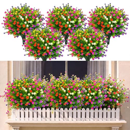 24 Bundles Artificial Flower UV-Resistant, 12.8 Inch Faux Flower Camellia,