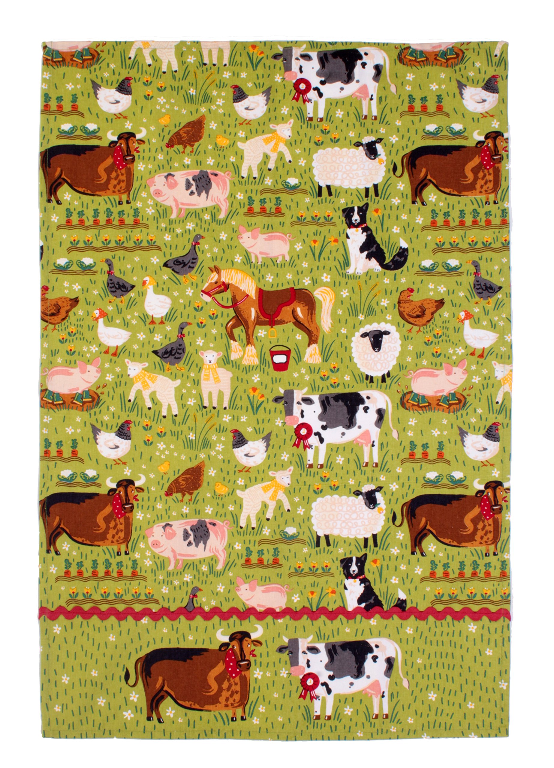 Ulster Weavers Multicolour Jennies Farm Cotton Tea Towel