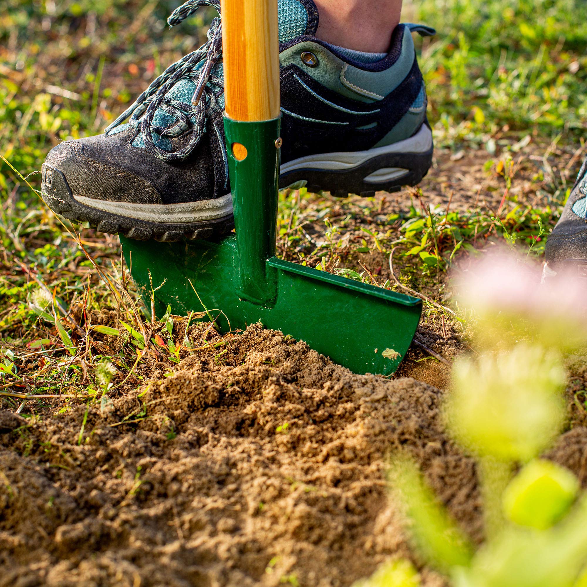 KADAX Coupe-Bordures, Coupe-Bordures en Acier, Coupe-Bordures avec Manche en Bois, Coupe-Bordures Solide pour Le Jardin, Les Mauvaises Herbes, l'herbe, Couteau pour Les Bords