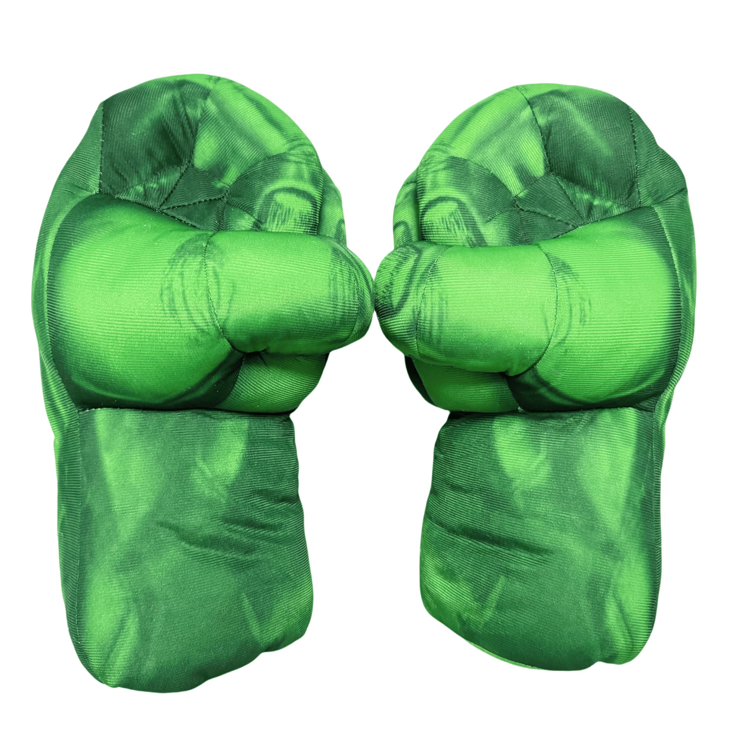 Gants de super-héros pour enfants, costumes de cosplay, poings de héros en peluche douce, cosplay, Halloween, jeu de rôle pour anniversaire, Noël pour garçons et enfants (vert)