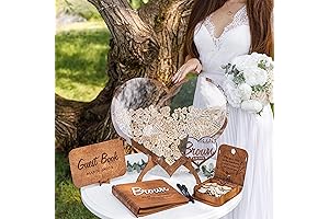 Rustic Wedding Guest Book Alternative for Alternative & Indie Rock-Loving Couples