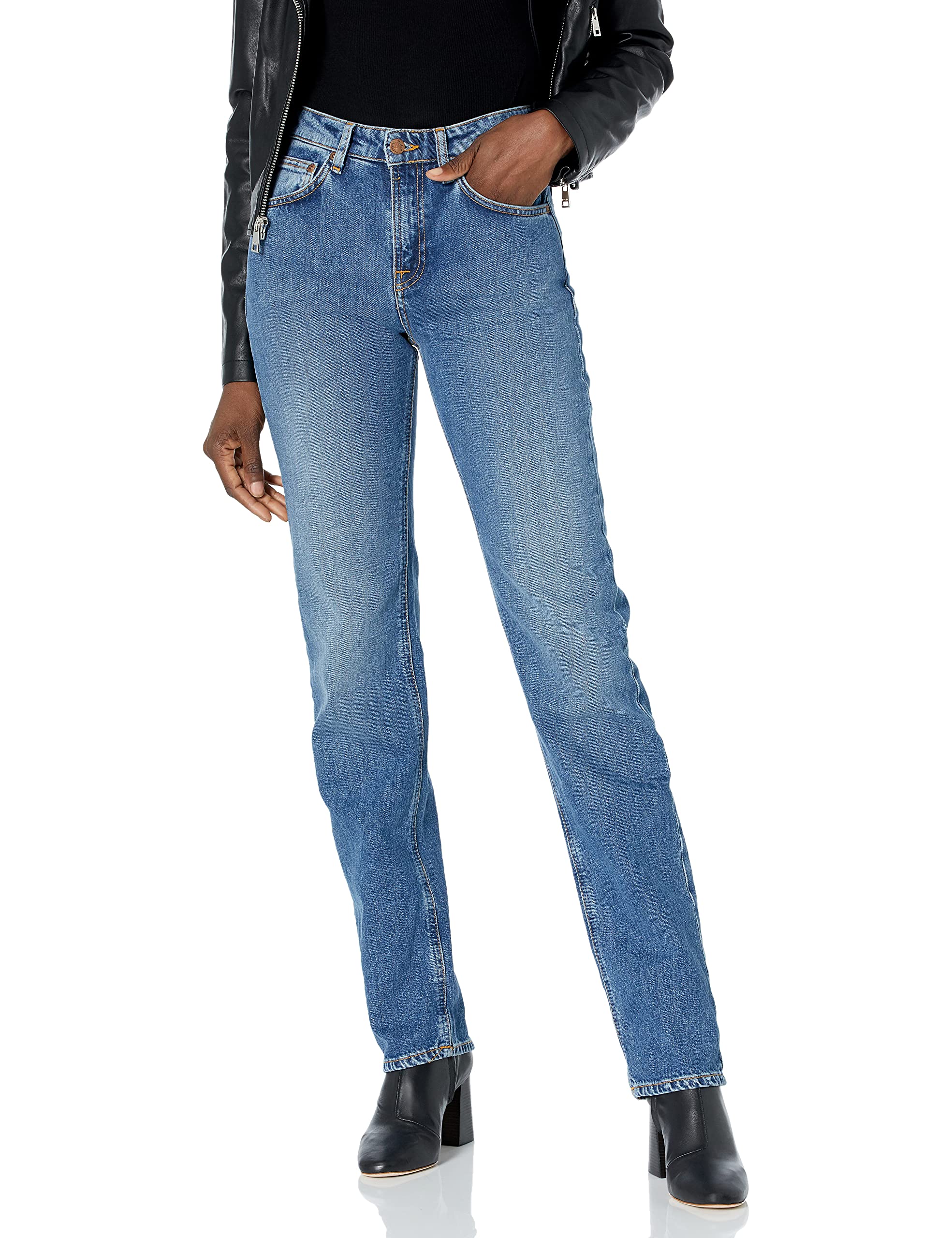Nudie Jeanswomens Straight Sally Indigo Autumn Jeans