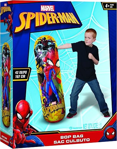 Vista 43 de Hedstrom Marvel Spiderman Bop - Saco de boxeo inflable, 60 pulgadas