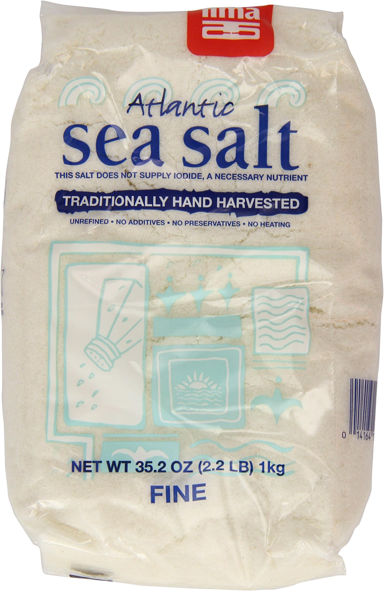 Lima Fine Sea Salt 1 kg (Pack of 4)