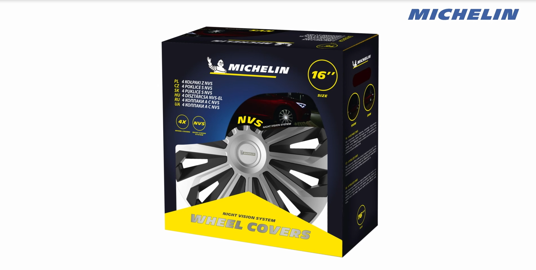 MICHELIN Box 4 Radkappen 17
