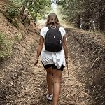 G4Free 15L Lightweight Water Resistant Hiking Backpack with Adjustable Chest Strap for Women Men, School College Backpack
