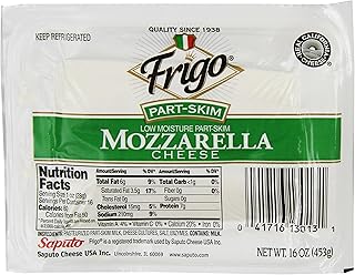 Frigo Part Skim Mozzarella Ball, 16 OZ