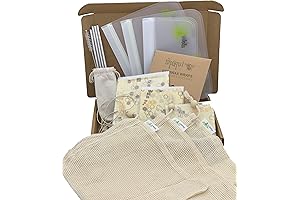 17 PCS Reusable Zero Waste Eco Gifts for Women and Men