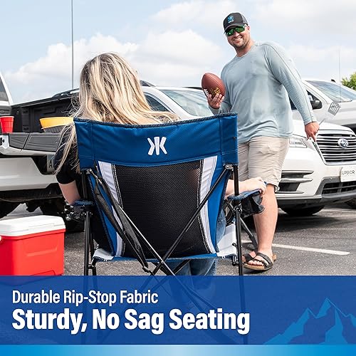 Vista 172 de Kijaro Dual Lock Pro NFL - Silla plegable para fanáticos deportivos, 26 pulgadas de largo x 35.5 pulgadas de ancho x 37 pulgadas de alto, New New