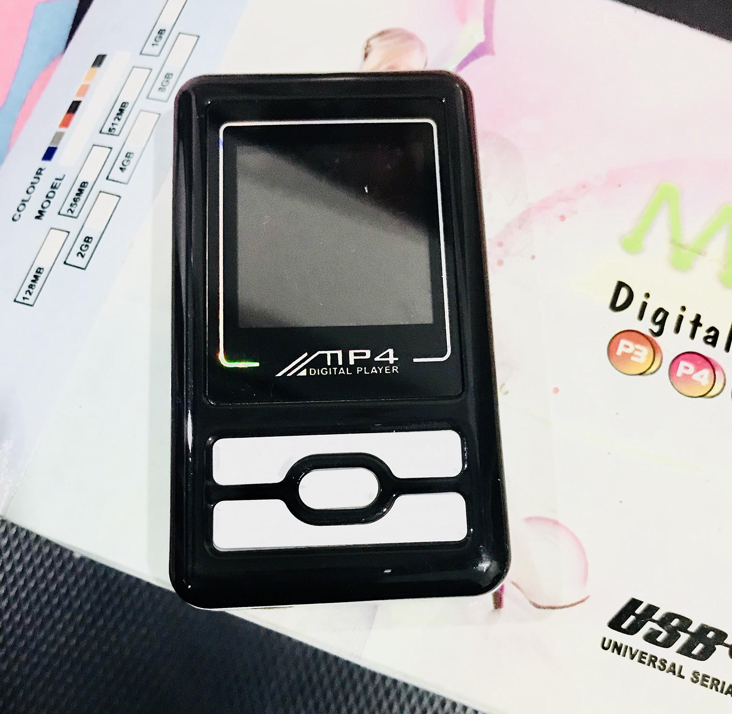 MP4 Player with Video/Audio Player+FM Radio+Game+Loud Speaker +Voice Recorder+E-Book Reader+Image Viewer & Earphones (1GB) Black YZone