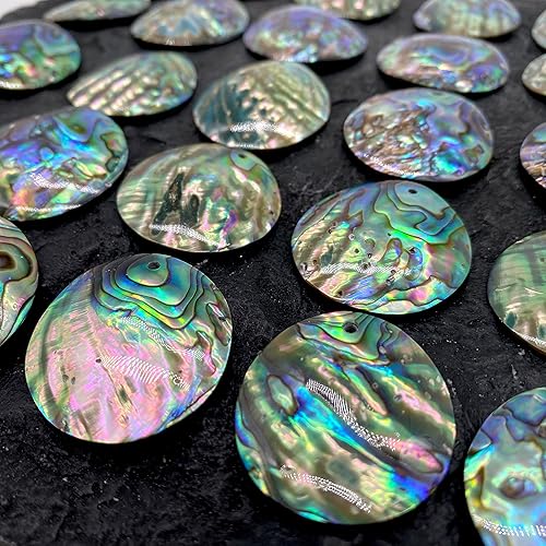 Miniatura 2 de Padre - Colgante cóncavo de concha de abulón de Nueva Zelanda, Concha