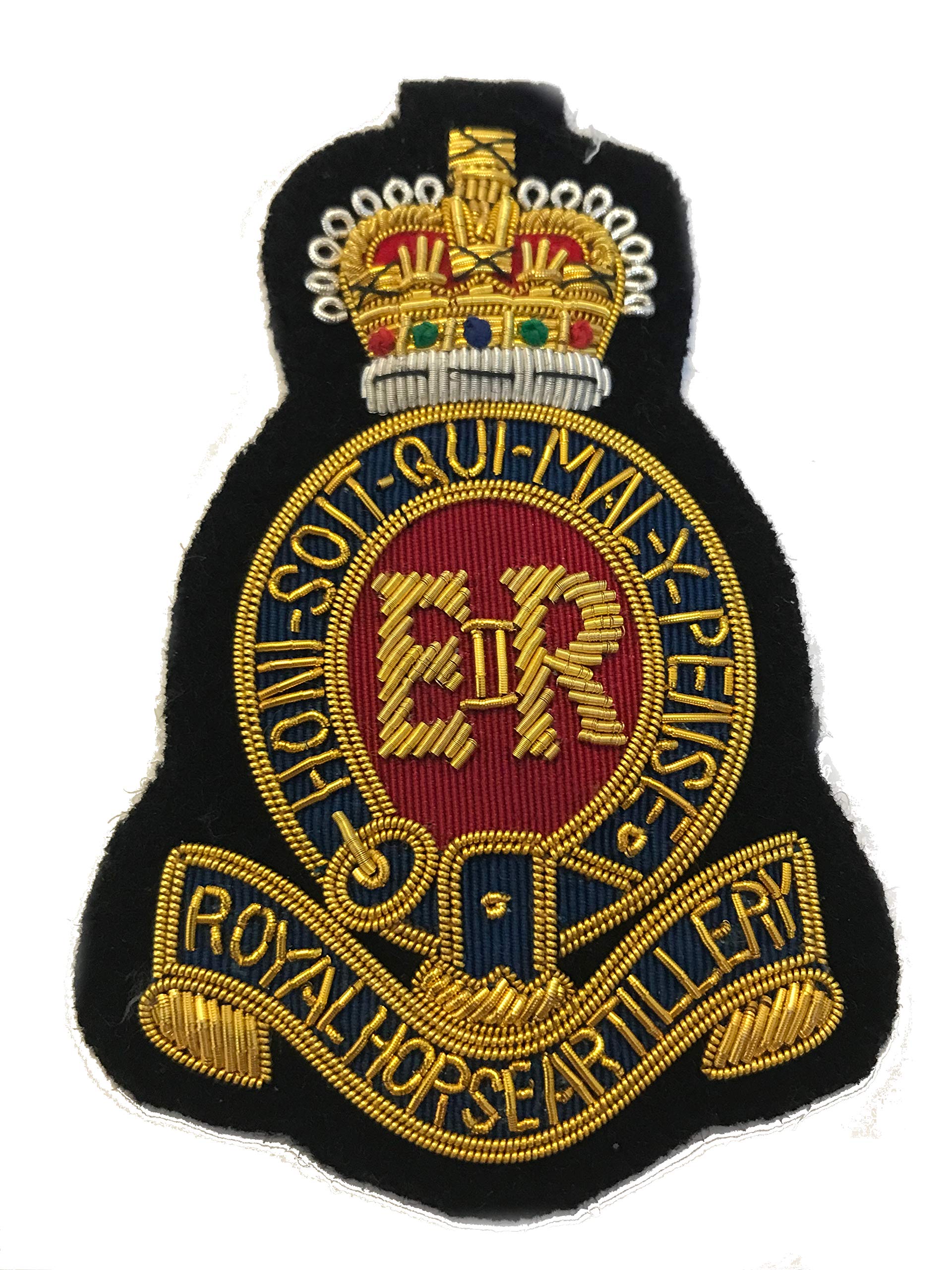 RHA Royal Horse Artillery Military Blazer Badge Bullion Badge