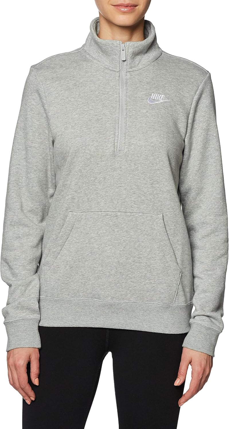 Nike Women's Sportswear Club Fleece 1/2-Zip Sweatshirt - Image 4