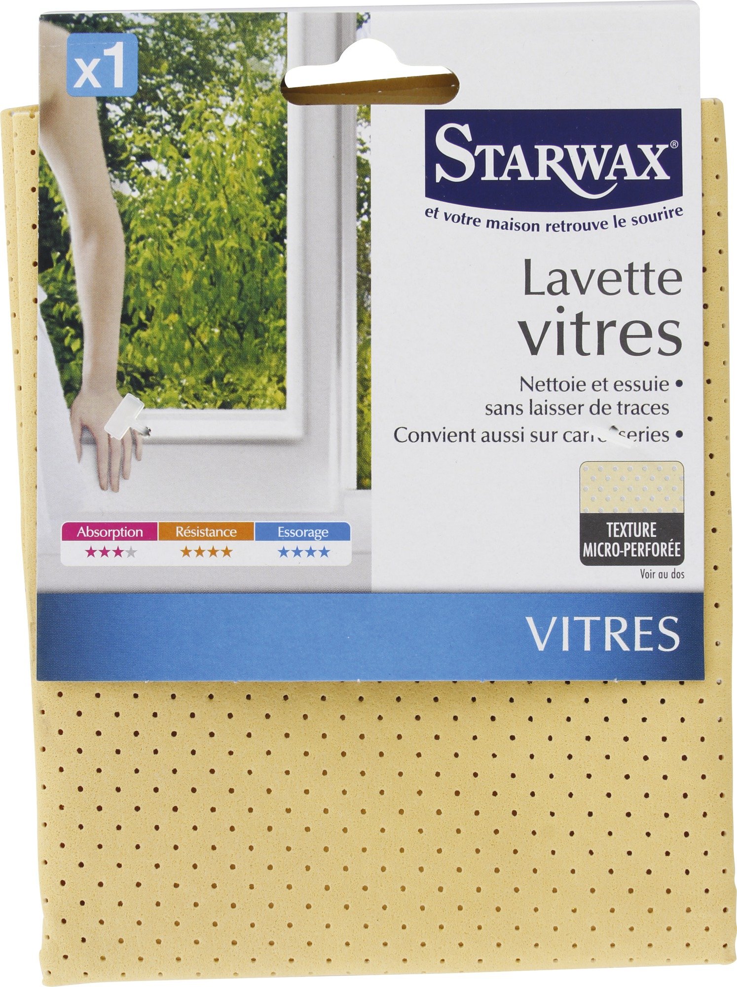 Lavette spéciale vitres x1