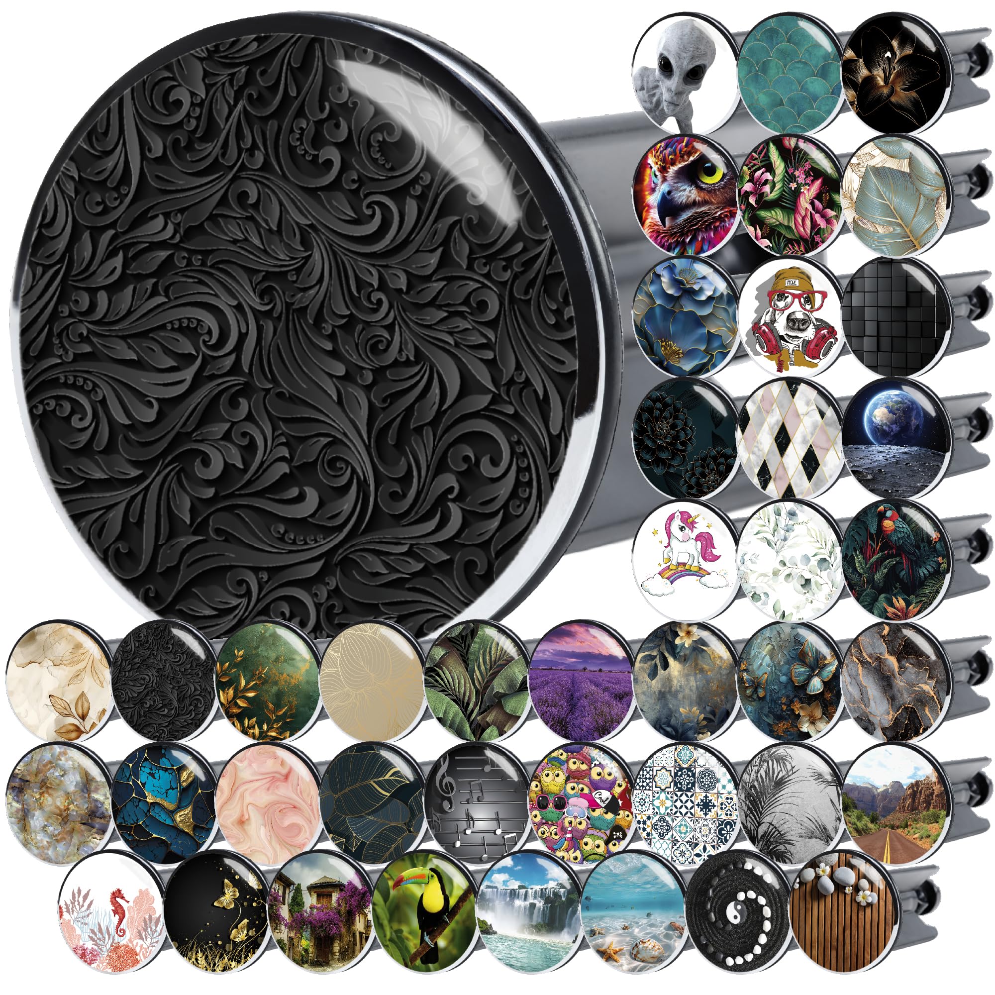 Sanilo Wash Basin Plug, Wide Choice of Beautiful Sink Plugs, Easy to Insert into the Wash Basin (Floral)