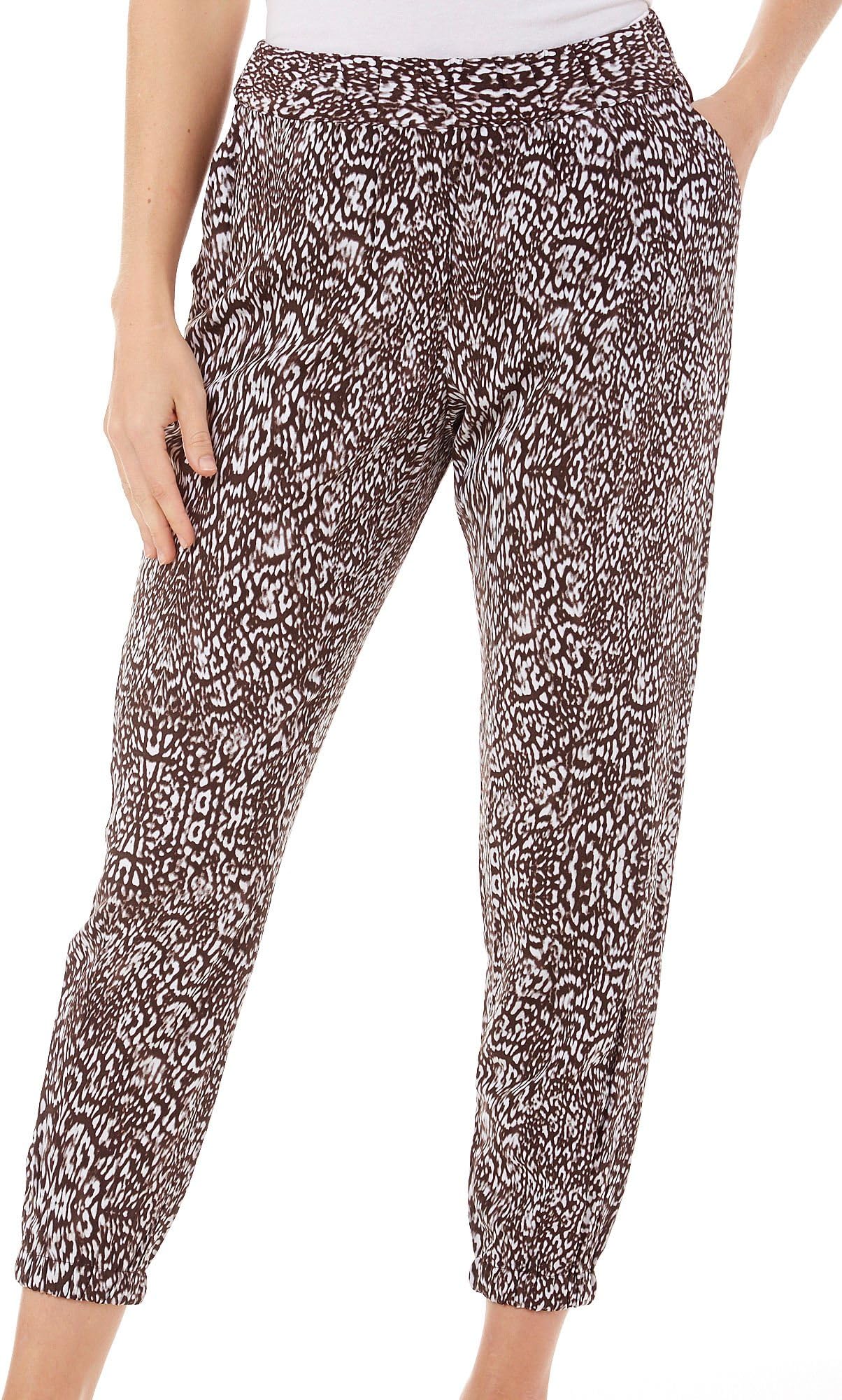 DKNY Jeans Women's Butterfly Wings Printed Track Pants