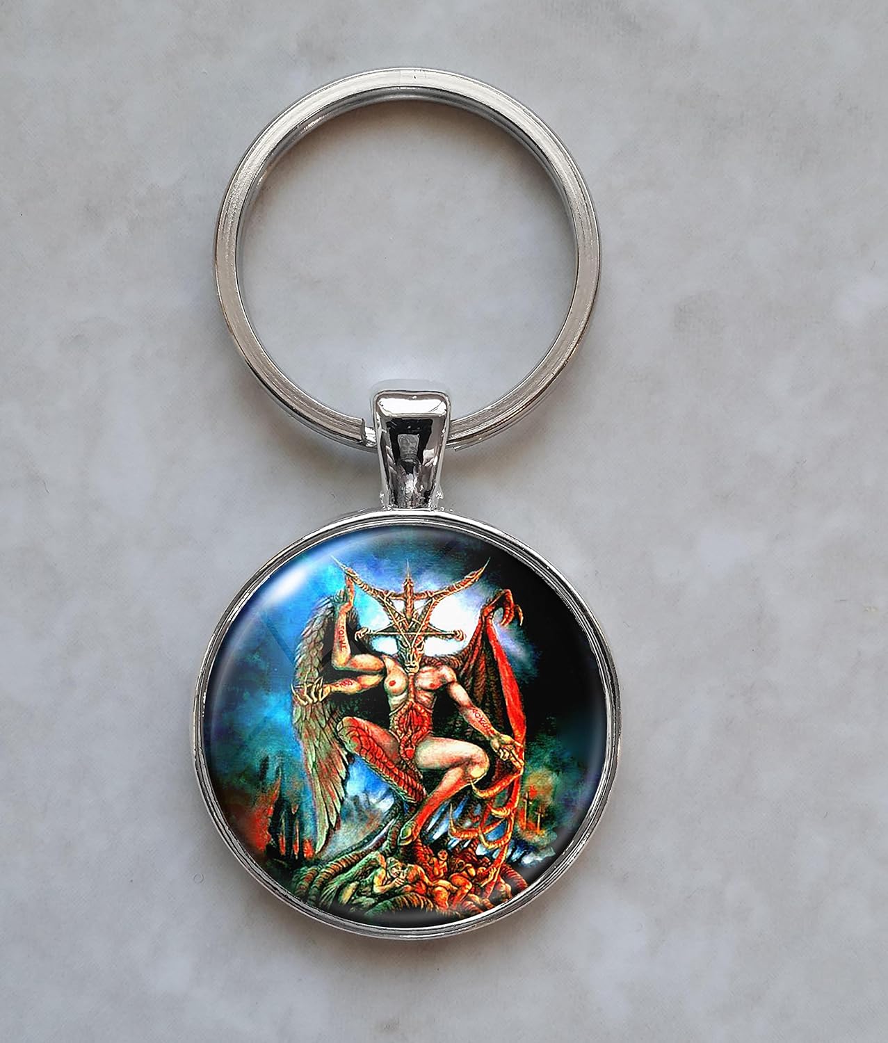 Satan Keychain Handmade Products