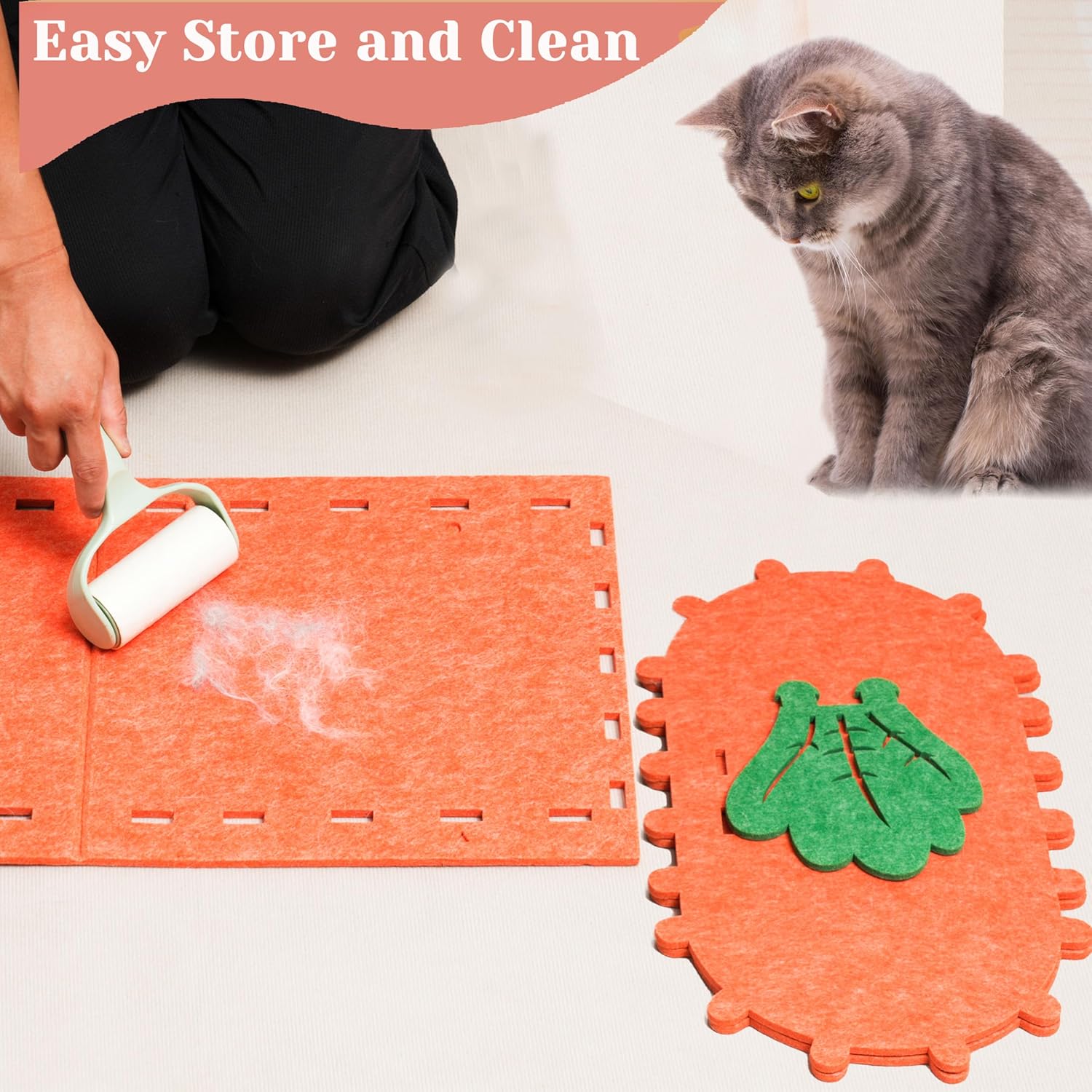 review Cat Cave for Multiple Cats, Cat Tunnel Bed, Scratch Resistant Cat Bed Cave Large, Cat Houses for Indoor Cats, Foldable Cat Hideaway Caves
