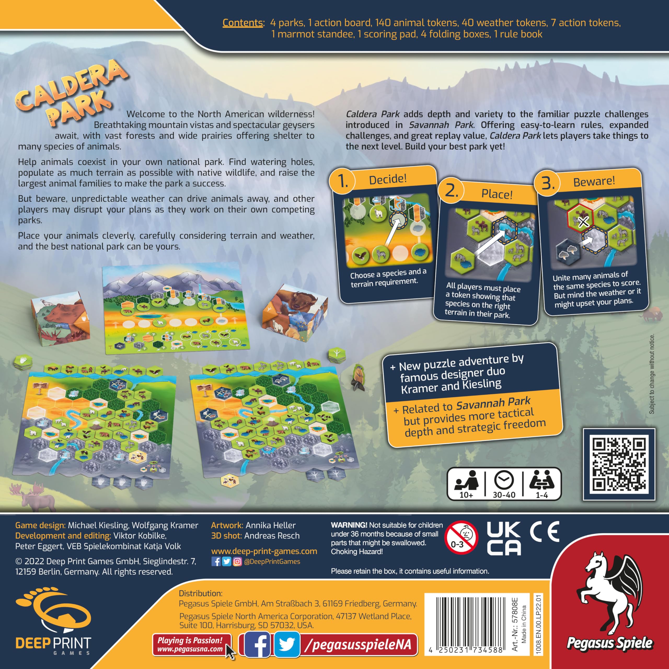 Jeu de société Caldera Park - LudoVox
