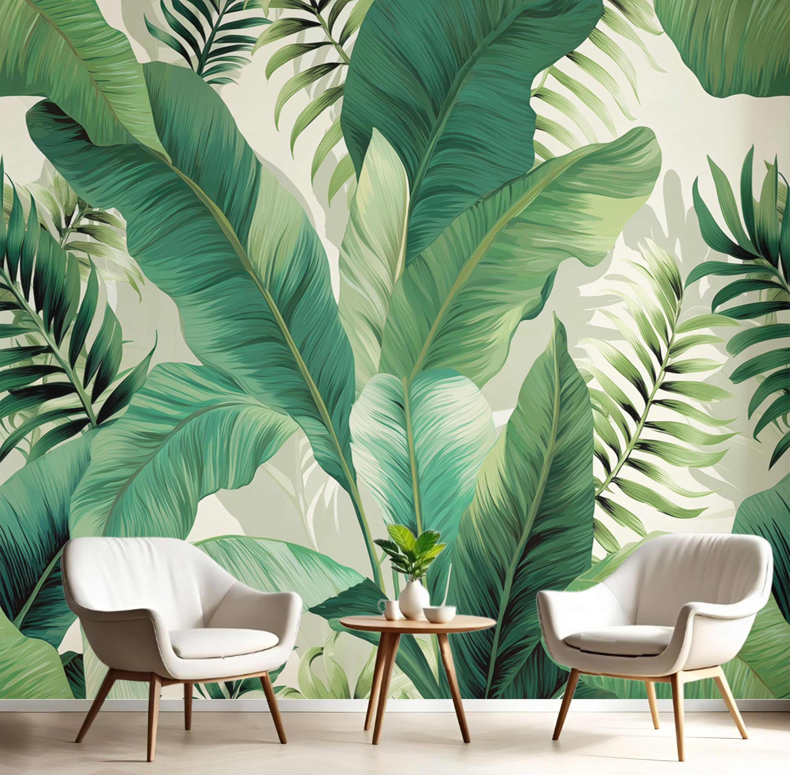 Papier peint vert émeraude pour créer une chambre tropicale cocooning