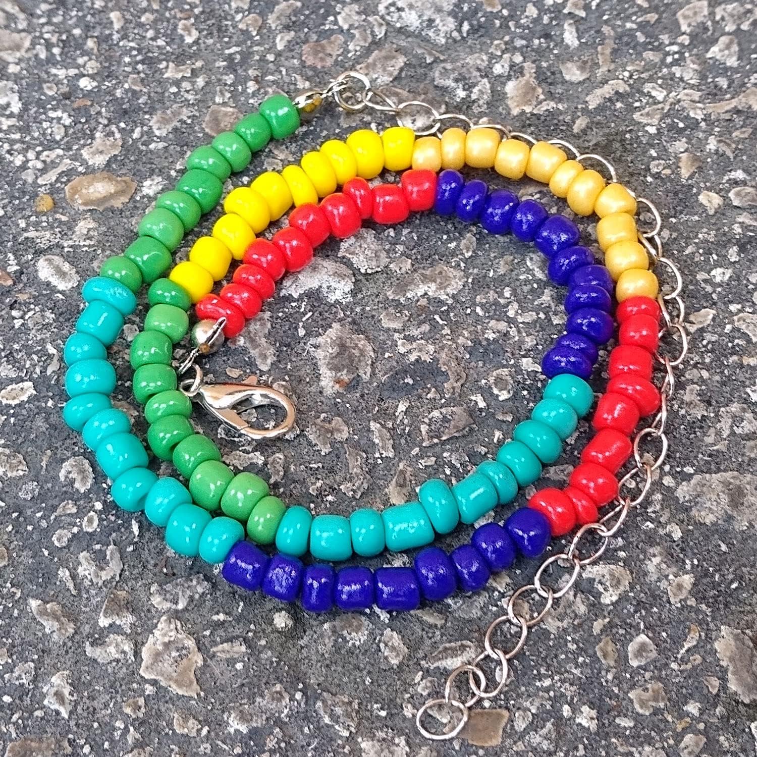 BodyJ4You 24PC Tattoo Choker Necklace - 90s Choker Necklaces Y2K Fashion Trendy Vintage - Daisy Flower Charm Colorful Rainbow Black Goth Pendant - Stretchy Elastic Necklace Summer Gift Set - Image 6